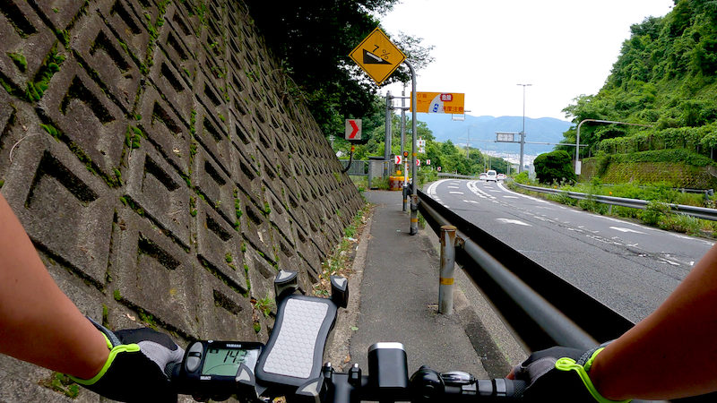 京都府道116号線東山付近自転車は走れますか