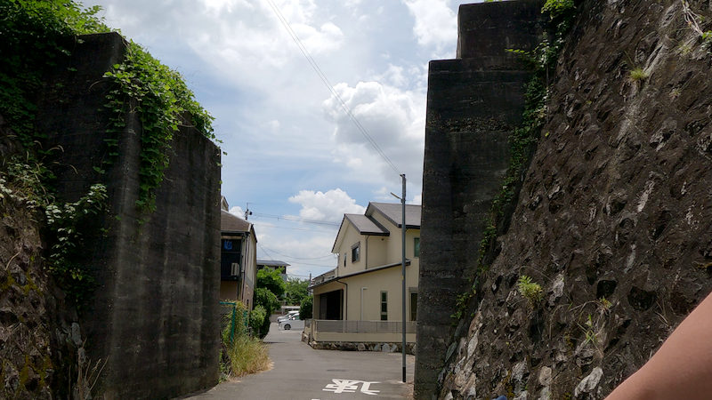 旧陸軍宇治火薬製造所木幡分工場鉄道引込線跡