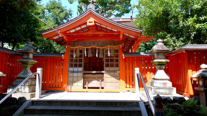 許波多神社 拝所