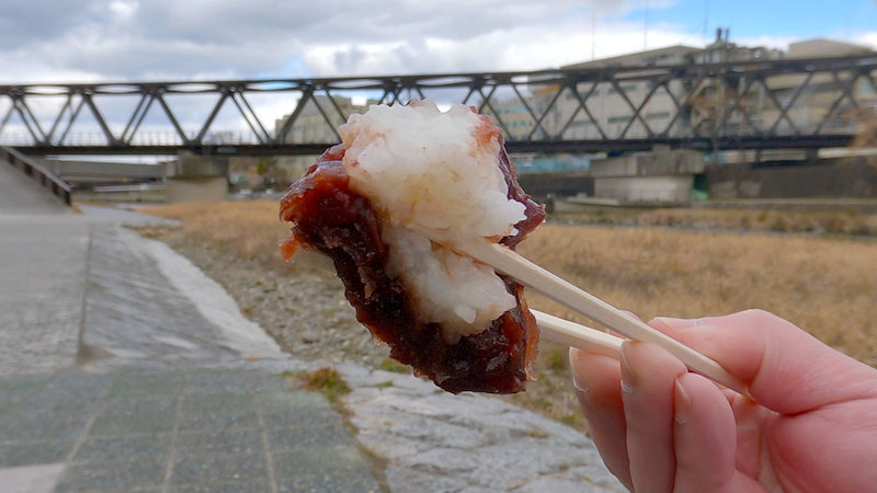 松屋製菓 おはぎ 断面