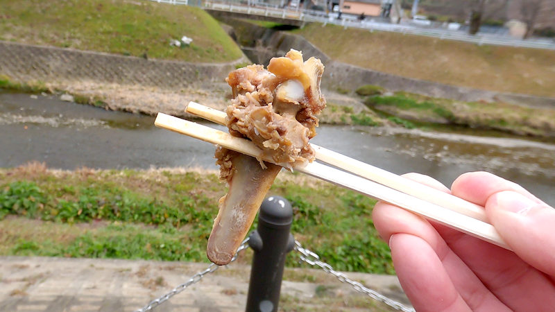 京都 餃子屋壱番 豚の背骨 食後