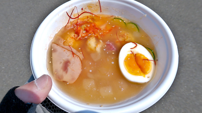 たこ焼処 HANNARI 盛岡冷麺 ぶっかけ