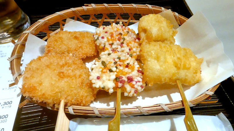 京都タワーサンド 「錦 魚力」 鱧の食べ比べ
