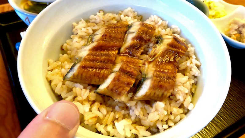 伏見 藤森 三福 ランチ うな丼 2