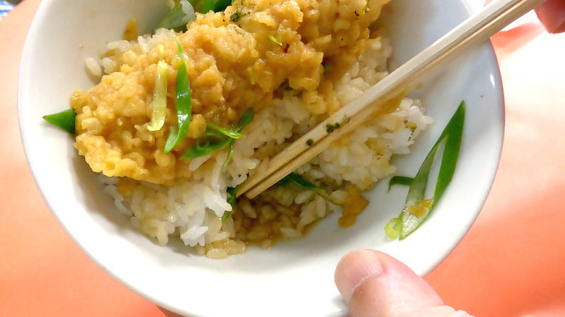 伏見稲荷 道八 天ぷら丼 2