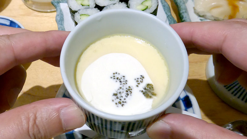 すし酒場 さしす 京都ヨドバシ チーズ入り茶碗蒸し 1